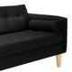 thumbnail image 4 of Sofa Retro 3cg Felpa 05 Negro, 4 of 6