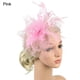 thumbnail image 1 of Elegant Tea Party Fascinator Hat for Women - Feather Mesh Net Veil with Feather Trim - Perfect for Weddings, Halloween Parties, and Special Occasions, 1 of 5