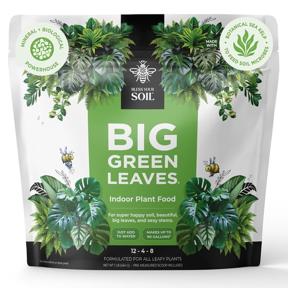 Big Green Leaves Indoor Plant Food 4X Concentrated Fertilizer