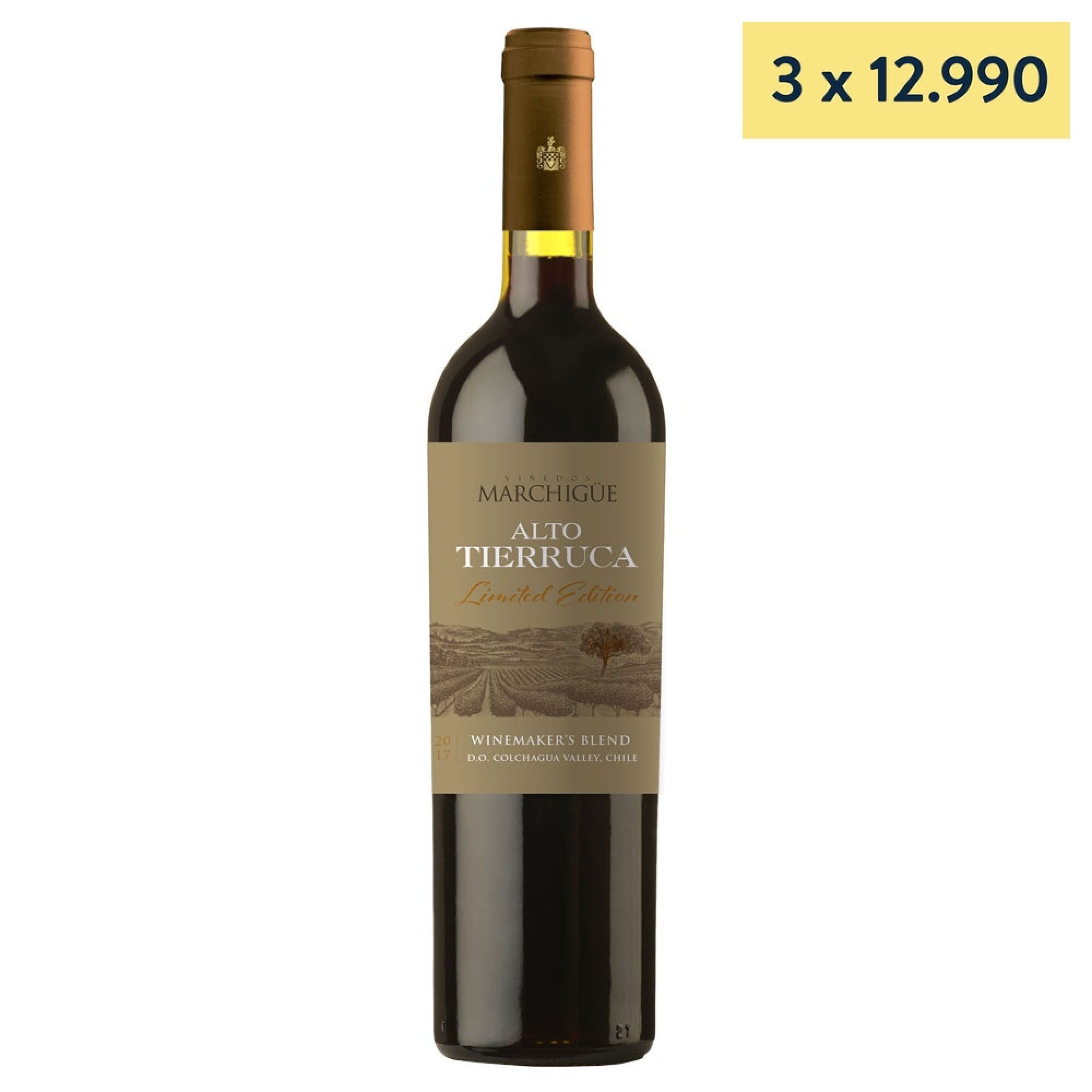Vino Tinto Ensamblaje Limited Edition 14° Botella 750 cc Alto Tierruca