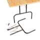 thumbnail image 1 of Pata de mesa Waddell plegable de metal, 74 cm de alto, color negro, 61 cm de ancho, 1 of 2