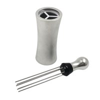 Bothyi - Distribuidor De Sabotaje De Aguja De Café Distribución De Polvo Para Cocina Plata