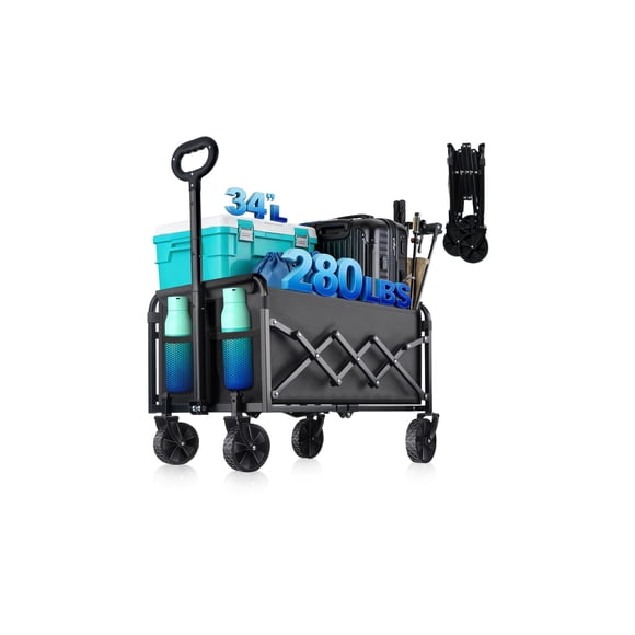 Carro de Carga Plegable Amkurozo 127 kg 85 L