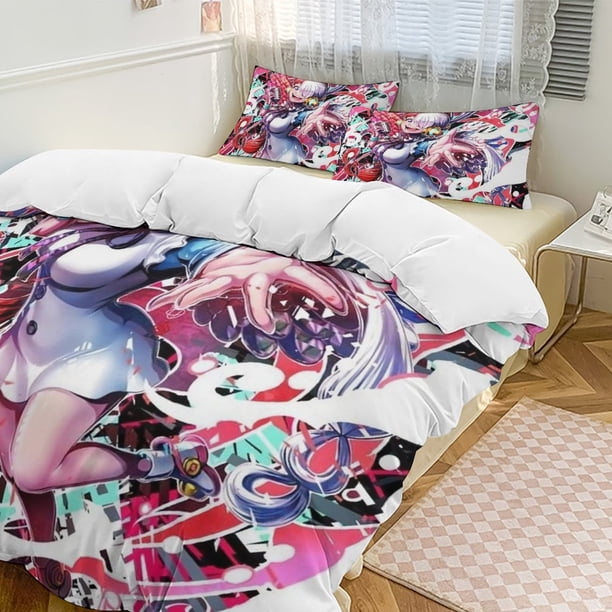 Uta Bed Duvet Cover Funny Anime Cartoon Bedding Sets Lightweight 3 Piece Comforter Sets