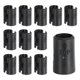 thumbnail image 1 of Uxcell Clips de Estante de Alambre Reemplazos de Mangas de Plástico para Sistema de Estantería de Alambre 13mm, Ajuste 1/2", 1 of 6
