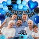 thumbnail image 4 of Kit de decoración de fiesta YGBMDZ azul y negro Happy Birthday, 4 of 7