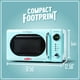 thumbnail image 2 of Horno microondas Nostalgia Retro Compact 0.7 pies cúbicos 700W Aqua, 2 of 3