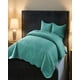 thumbnail image 3 of Cubrecama De Verano Quilt King Con Relieve Color Turquesa, 3 of 4