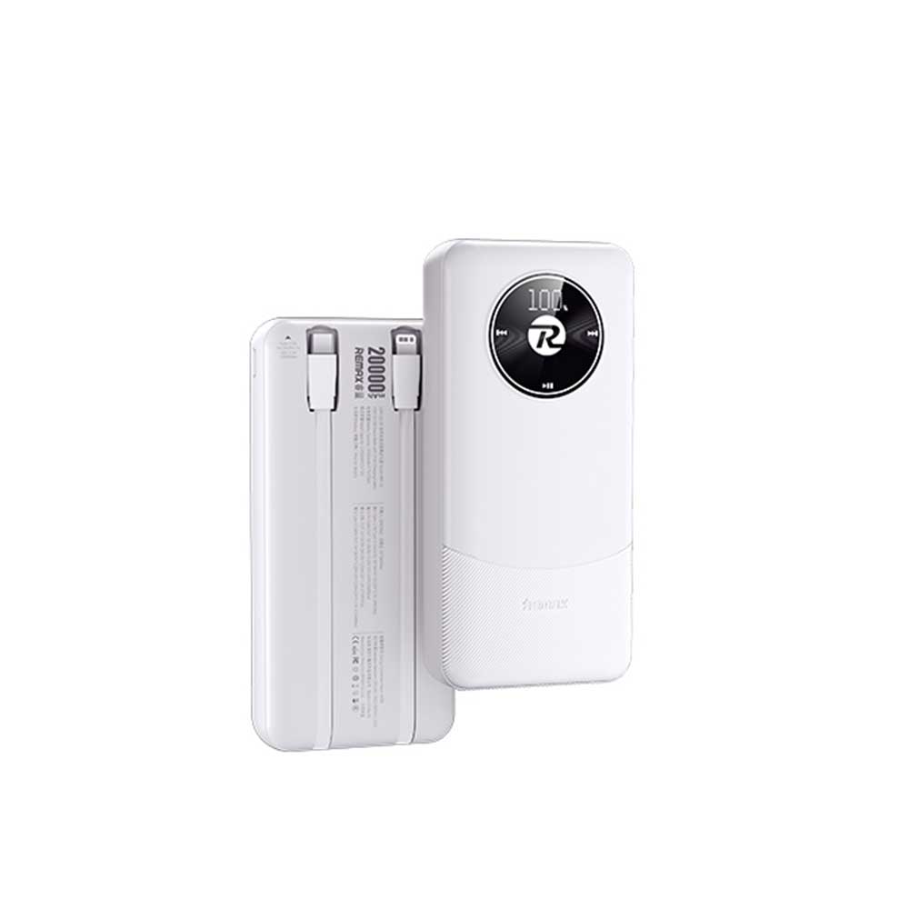 Power Bank Remax Rpp-38 -20,000 Mah - 22.5W- Color Blanco