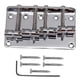 thumbnail image 2 of Puente De Bajo De 4 Cuerdas De 80mm, Pieza Trasera Ajustable Con Tornillos Para Bajo Argent, 2 of 5