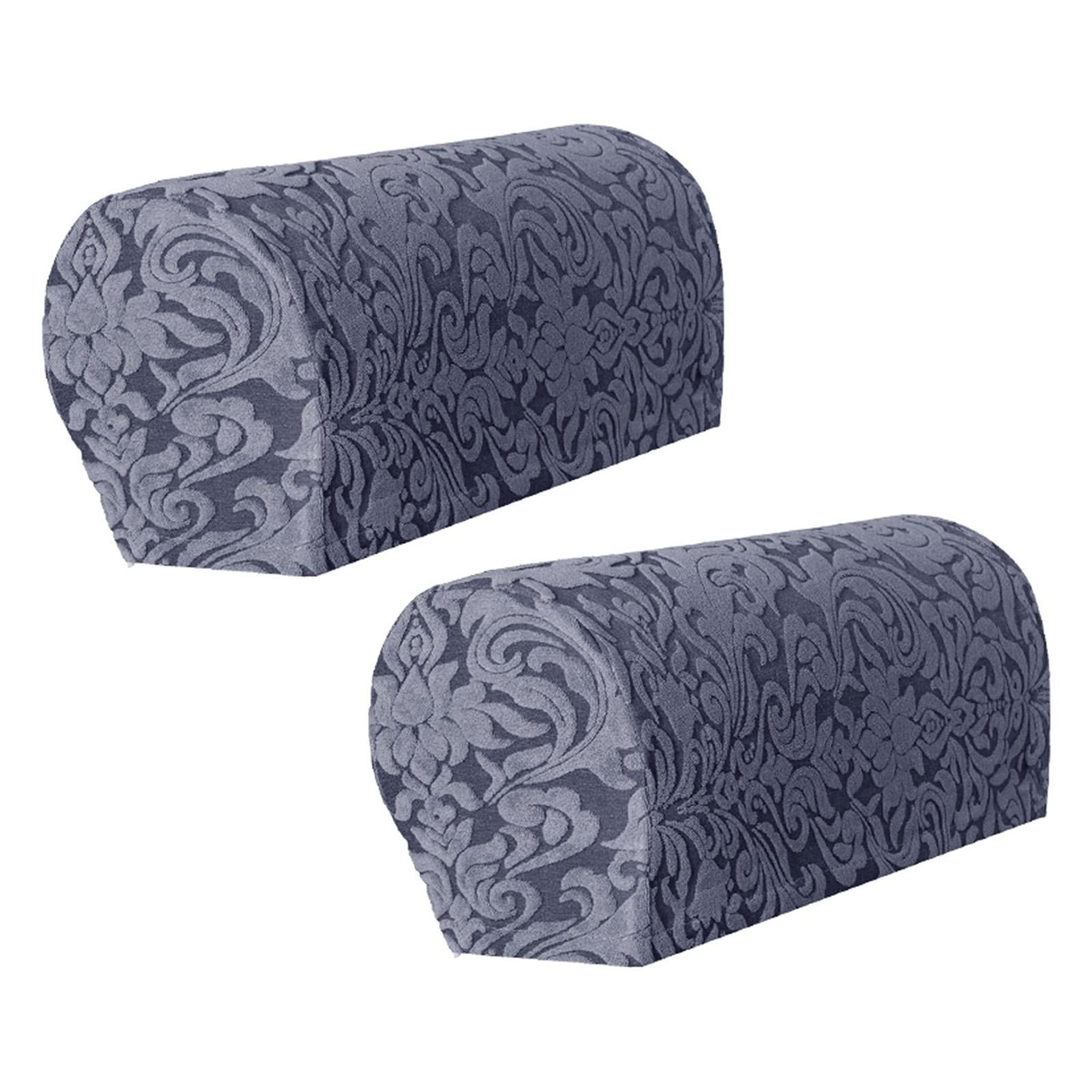 Bothyi - Funda Para Reposabrazos De Sofá De Alta Elasticidad Fundas Para Sillón De Sofá Jacquard Gris