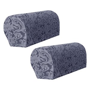 Bothyi - Funda Para Reposabrazos De Sofá De Alta Elasticidad Fundas Para Sillón De Sofá Jacquard Gris