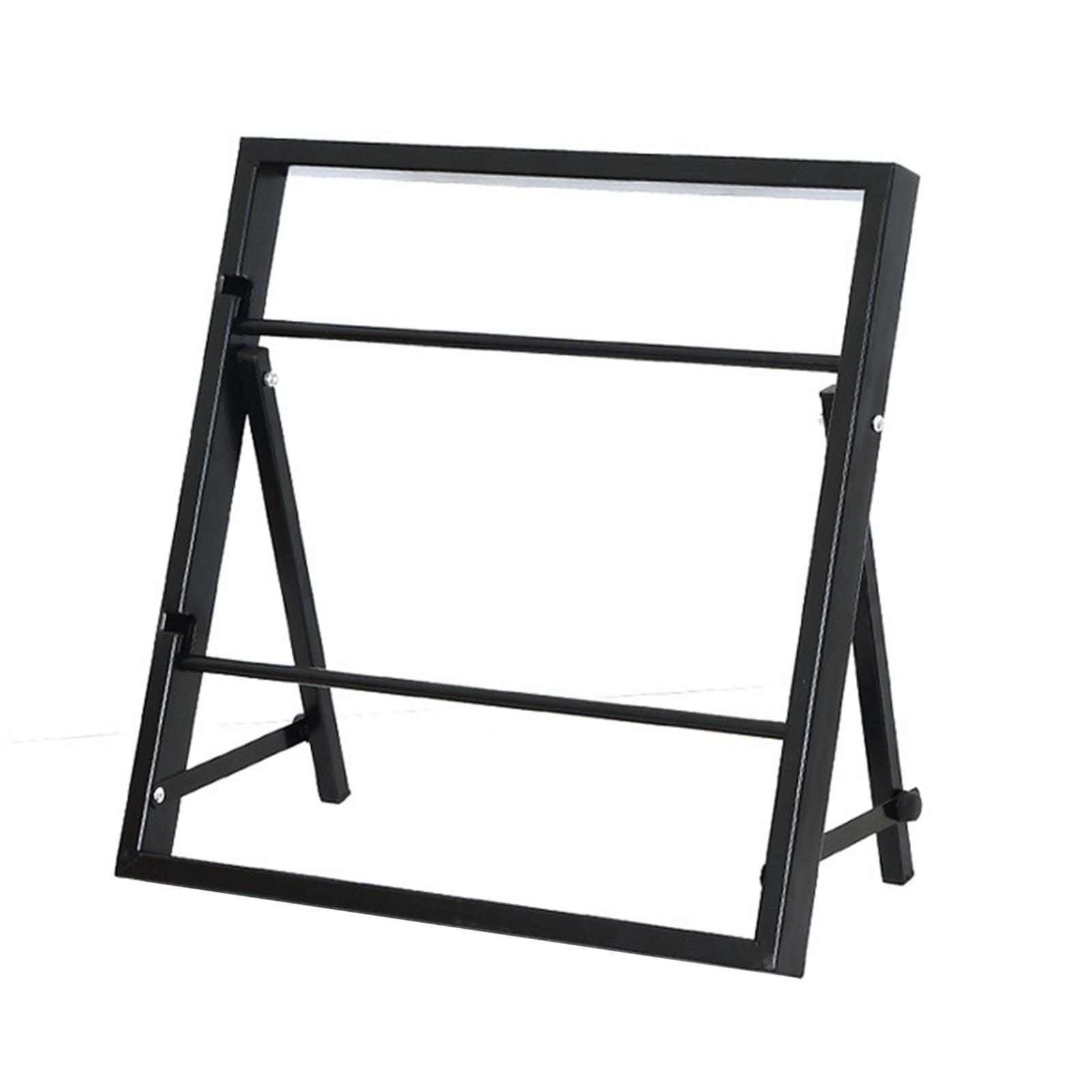 Magideal - Organizador De Cinta, Soporte Para Cinta, Estante De Almacenamiento De Cinta De Metal, Artesanía De Costura, Flor De Habitación, Tienda, Bufanda, Toal 2 Niveles