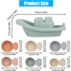 thumbnail image 2 of Barcos de baño apilables con cucharas de baño, 11 piezas de juguetes flotantes para bañera, sin moho, para bebés, niños en edad preescolar, niños y niñas, regalos de ducha., 2 of 7