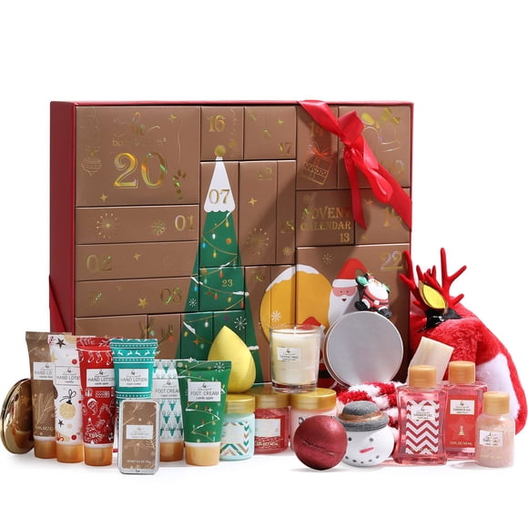 Calendario de Adviento de belleza BODY & EARTH 2023-24 días de Navidad