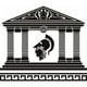 thumbnail image 1 of Decomural Greek Temple Roman Soldier WS-17889, 1 of 2
