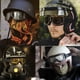 thumbnail image 3 of Pack de 2 gafas de moto LJDJ Vintage de piel antivaho, 3 of 6