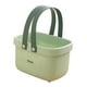 thumbnail image 3 of Organizador Tote de almacenamiento Bolsa de artículos de tocador Caja de basura Multipropósito con asa Cesta de ducha de drenaje rápido Cesta de ducha Verde, 3 of 5
