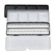 thumbnail image 1 of Paleta de pintura Paleta de acuarela vacía Lata de acuarela de metal Caja de paleta Paleta de pintura Estuche de pintura Portátil Fácil de transportar 26 medias sartenes, 1 of 5