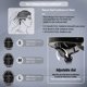 thumbnail image 3 of Casco de skate INNAMOTO ajustable de seguridad para adultos, 3 of 7