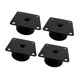thumbnail image 1 of 4x Soportes Para Muebles Patas Muebles De Salón Herrajes Para Cama Pie Para Muebles Negro 5x3cm, 1 of 5