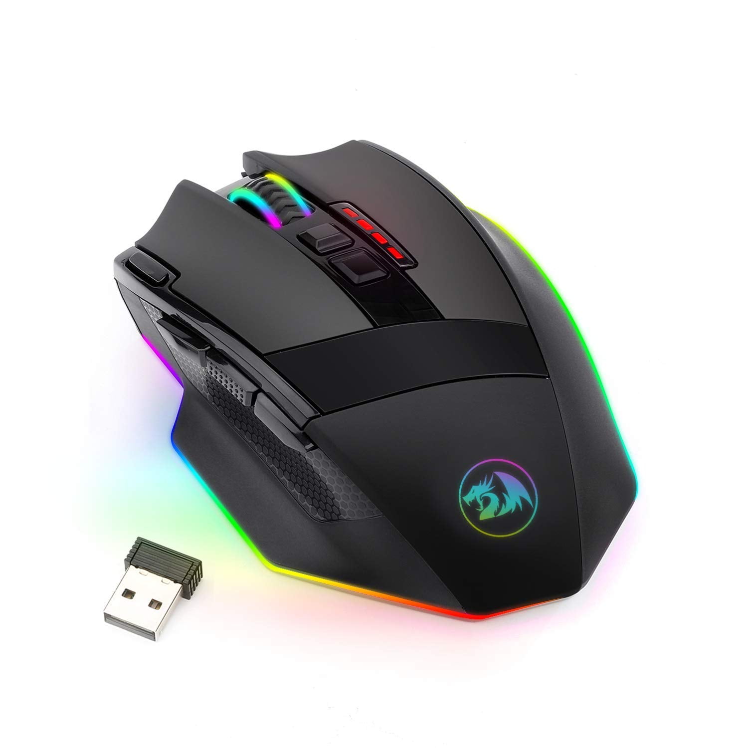 Ratón Inalámbrico Para Juegos Redragon M801 Rgb 16000 Dpi