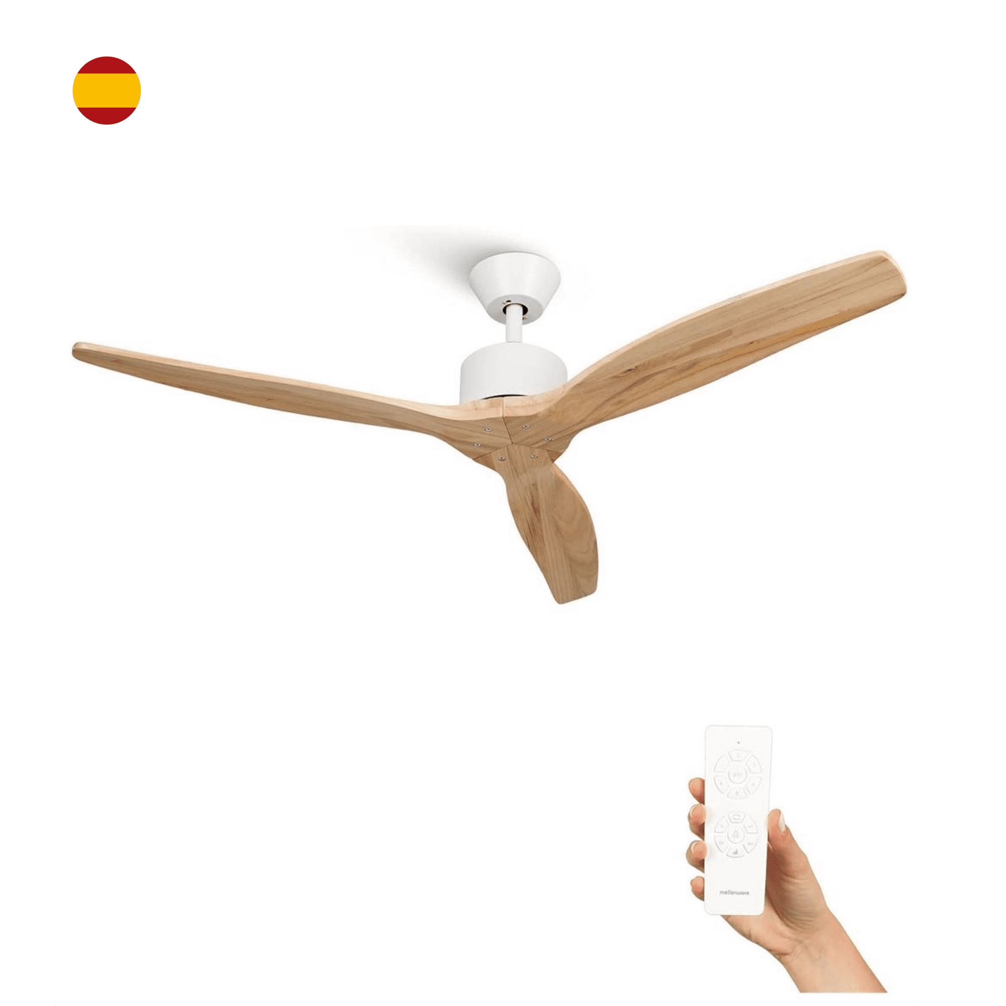 Mellerware - Ventilador De Techo Para Interiores C/ Control Remoto