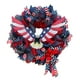 thumbnail image 1 of 4 De Julio Patriótico águila Malla Corona Puerta Delantera Decoración Bandera Americana Color 50cm, 1 of 3