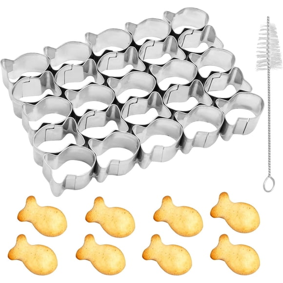 Cortador de Galletas Qjaiune de 25 Cavidades de Acero Inoxidable