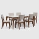 thumbnail image 1 of Comedor Laurent 6 Sillas Ella Off White, 1 of 11