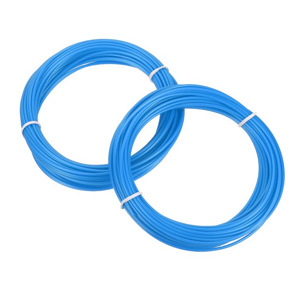 Uxcell 2 Piezas de Filamento para Bolígrafo 3D, Diámetro de 1.75mm, Longitud de 33 pies, Recargas de Filamento PLA para Bolígrafo de Impresión 3D de 1.75mm, Azul