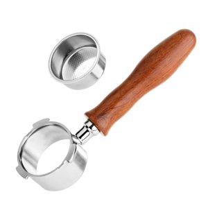 Magideal - Portafiltro Sin Fondo De 51Mm, Portafiltro De Café Expreso, Portafiltro De Café De Diseño Extraíble Para Amantes Del Café, Accesorios Para Cafetería