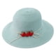 thumbnail image 1 of Sombrero de paja para niños de 52 a 54 cm de circunferencia, bonito sombrero de ala ancha con diseño de fresa, sombrero de verano, protector solar, sombrero de pescador, sombrilla de viaje., 1 of 5