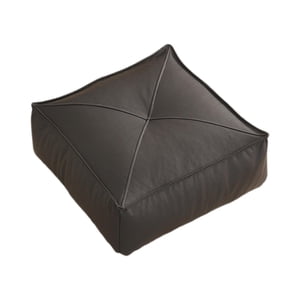 Bothyi - Cojín De Suelo Cuadrado Para Asiento De Futón, Cojín Para Silla De Oficina, Sala De Estar, Color Negro