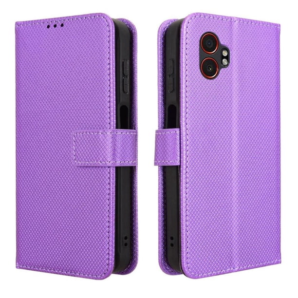Funda Billetera para Samsung Galaxy S26 con Ranuras y Soporte Morado