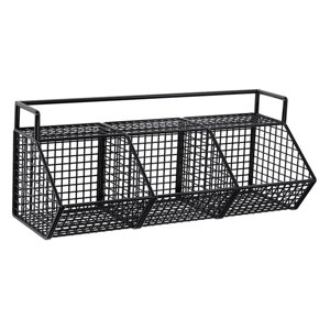 Bothyi - Cesta De Alambre Colgante Para Almacenamiento De Alimentos De Granja, Contenedor De Malla Para Garaje, Hogar Y Baño