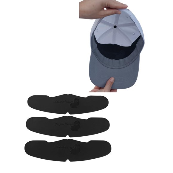 Shapers Image Juego de 3 Insertos Modeladores de Corona para Gorras – Negro