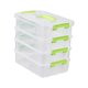thumbnail image 2 of Caja De Almacenamiento Apilable, Estuche Organizador De Cosméticos Para Sala De Juegos, Encimera, Oficina, Mango Verde, 2 of 3