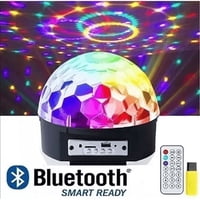Leonimport - Reproductor Mp3 Bola Mágica De Luz Led Bluetooth