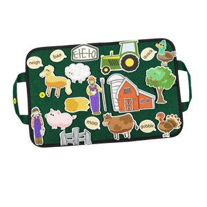 Bothyi - Juego De Tablero De Historia De Fieltro, Juguete Para Padres E Hijos De 3 Años En Adelante, Granja Portátil Sensorial Para Niños Y Niñas