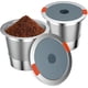 thumbnail image 1 of Filtro de café reutilizable de acero inoxidable para Keurig 1.0 y 2.0, 1 of 7