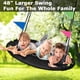 thumbnail image 5 of Platillo volador Tree Swing HeyZoo de 122 cm con 410 kg de capacidad, color negro, 5 of 6