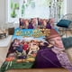 thumbnail image 2 of Willy Wonka Conjunto de sábanas temático, trío de piezas, cómodo y amigable con la piel, diseño único, regalo de decoración para el hogar para familiares, amigos y fans, 90 cm * 190 cm, 2 of 6