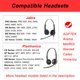 thumbnail image 2 of Almohadillas de repuesto de espuma de 58 mm Weatwo para auriculares, 2 of 7