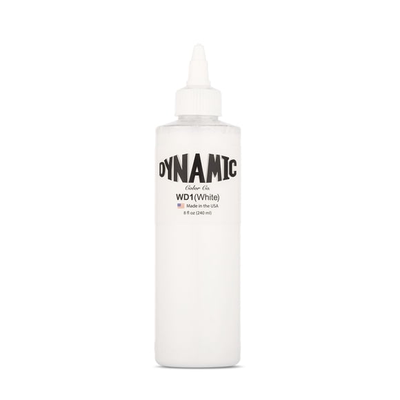 Tinta de Tatuaje Blanca Dynamic Color Co 240 ml Vegana