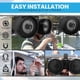 thumbnail image 4 of Altavoces todoterreno impermeables Pyle 8 300 W, 2 vías, color negro marino, 4 of 9