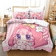 thumbnail image 1 of Anime Aesthetic Girl Art Strawberry Bedding Set Duvet Cover Bed Set Quilt Cover Pillowcase Comforter Boys Adult, 1 of 5