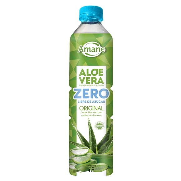Bebida Aloe Vera Zero Botella, 1 L