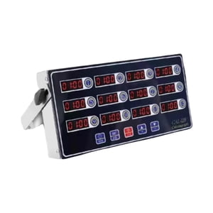 Magideal - Temporizador Digital De Cocina Temporizador De Restaurante Pantalla Led Con Alarma Fuerte Recordatorio De Freidora Comercial Acero Inoxidable Para Uso 12 Canales