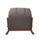 thumbnail image 2 of Pouf Marsella Lino Gris Oscuro, 2 of 3